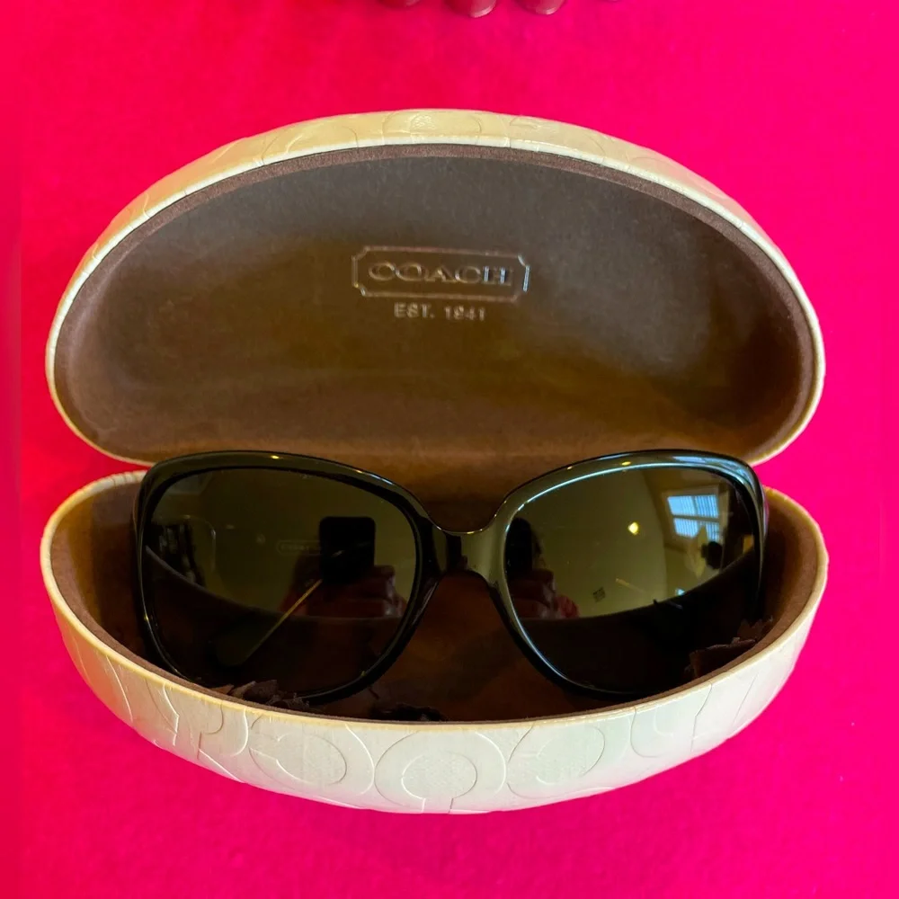 NWOT Coach Sunglasses & Case S2020 High Visibility Lenses New Unused Ladies - Picture 11 of 11